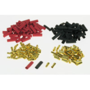 PK OF 3.5MM GOLD CONNECTORS (3 PRS)