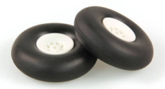 3 1/2" PLASTIC HUB WHEEL (Individual)