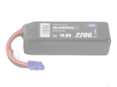 RADIENT SUPERPAX 4S 2200mAh 14.8V 30C LiPo EC3