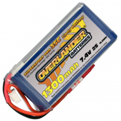 OVERLANDER 2S 1300MAH SUPER SPORT LI-PO  35C