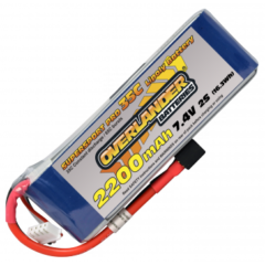 OVERLANDER 2S 2200MAH SUPER SPORT LI-PO 35C 7.4V