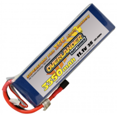 OVERLANDER 3S 3350 MAH 35C SUPER SPORT LIPO 11.1V