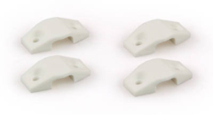 8G DOUBLE CLAMP pack off 4 to fit 8g 4.06mm wire x 2