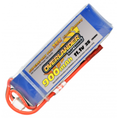900mAh 3S 11.1v 35C LiPo Battery - Overlander Supersport Pro