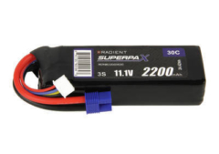 RADIENT SUPERPAX 3S 2200mAh 11.1V 30C LiPo EC3