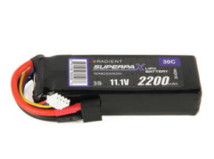 RADIENT SUPERPAX 3S 2200mAh 11.1V 30C LiPo HCT(T Style)