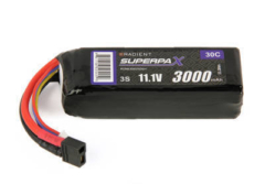 RADIENT SUPERPAX 2S 6000mAh 7.4V 25C Lipo HCT(T Style)