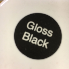 GUILD MATERIALS PAINT -  GLOSS BLACK TIN