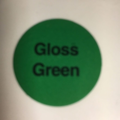 GUILD MATERIALS PAINT -  GLOSS  GREEN TIN