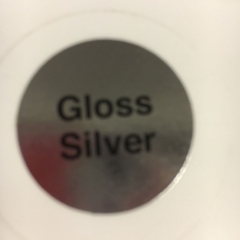 GUILD MATERIALS PAINT -  GLOSS SILVER TIN