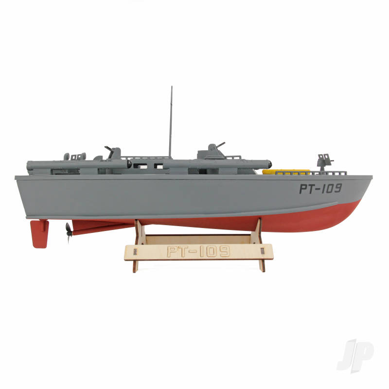 thumbnail image 2 of THE WOODEN MODEL BOAT COMPANY PT-109 Patrol Torpedo Boat Kit – 400mm, Wood, Unassembled, WBC1001 2 of 2