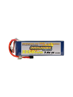 OVERLANDER 2S 3350 MAH 35C SUPER SPORT LIPO 7.4V