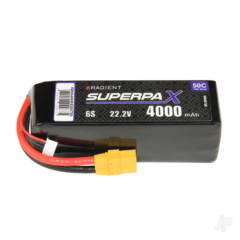 RADIENT SUPERPAX LiPo 6S 4000mAh 22.2V 50C XT90 Connector