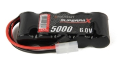 Futaba NiMH 6V 5000mAh Sub C SBS-Flat, Rx