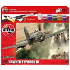 Airfix Hawker Typhoon Mk.Ib. Hanging Gift Set. inc Glue, Paints and 2 x Brushes.