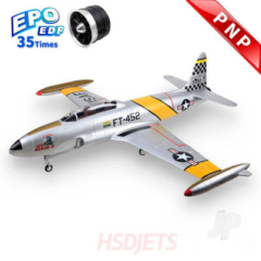 T-33 120mm EDF Foam Jet, Yellow Ribbon (PNP 12S)