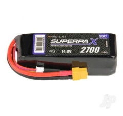 RADIENT SUPERPAX 4S 2700mAh 14.8V 50C LiPo XT60
