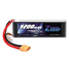 Zeee 6S Lipo Battery 5200mAh 22.2V 100C with XT90