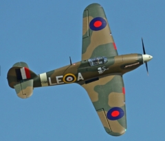 XFLY HAWKER HURRICANE MKI GREEN/BROWN 1200MM WITHOUT TX/RX/BATT