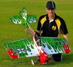 Precision Aerobatics Addiction X LED V3 - Translucent Green